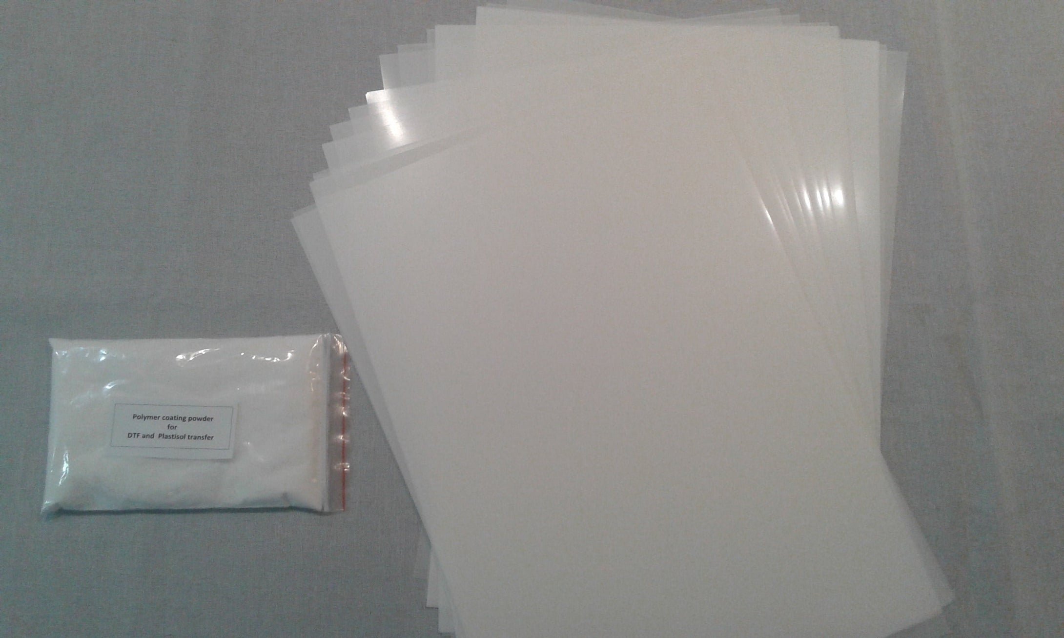 100 Sheets A4 Double-side DTF pet film + powder(free) / DTF pet film + powder